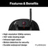 Furrion Vision S+ RV Backup Camera System  Sharkfin Wireless Camera, 1080p HD, 140 Wide-Angle, Infrared Night Vision, Motion Detection, Waterproof, Monitor Not Included  FCNFDTASF
