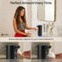 GentleJet EasyFoam Automatic Foaming Soap Dispenser – Touchless Sensor, USB-C Rechargeable, 304 Stainless Steel, IPX5 Waterproof for Bathroom Kitchen Sink, 9.5 oz / 280 ml