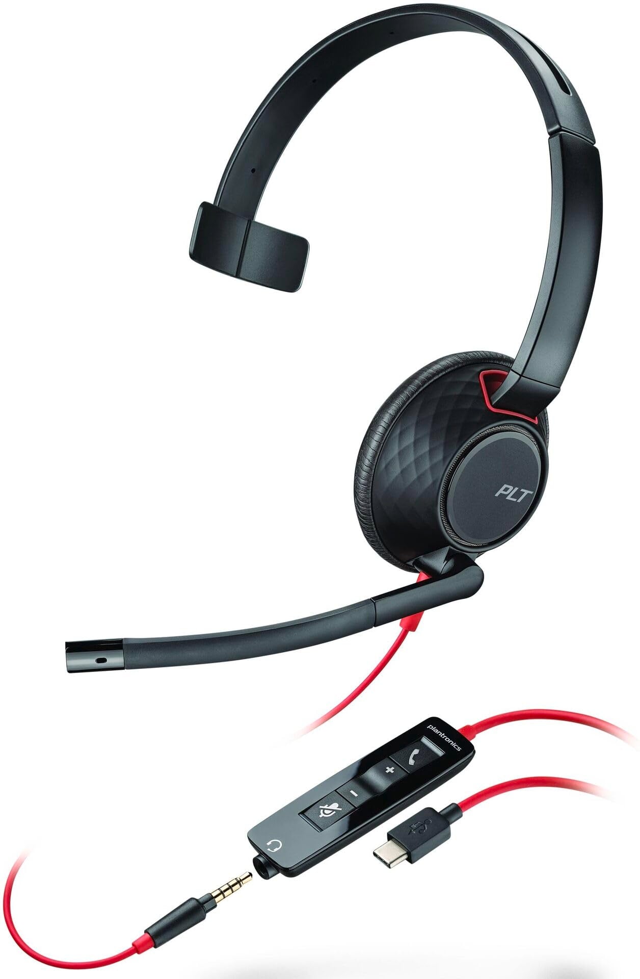 Poly Blackwire C5210 Mono USB-C/A & 3.5mm Headset