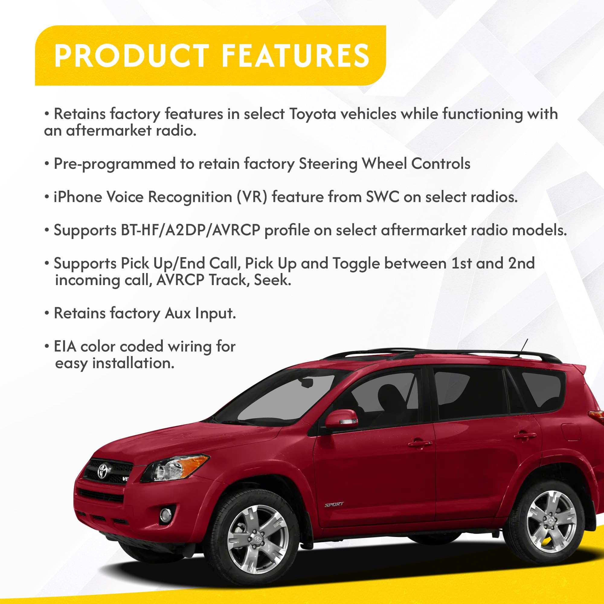 CRUX SWRTY-61S Install New CAR Stereo in Select 2003-2013 Toyota Vehicles Toy