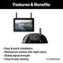 Furrion 2021124370 Vision S+ RV Backup Camera System - 5" Monitor, Rear Sharkfin Camera #FOS5HTASF