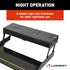 Kwikee 35 Series Single 12V Electric RV Step Assembly, 8.5" Rise, 300 lbs. Heavy-Gauge Steel, Obstruction Sensors, Hidden Light, Anti-Slip Steps, Travel Trailers, 5th Wheels, Campers - 903500906