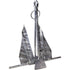 Tie Down Engineering 5HQ Hooker Quik-Set Anchor | 3.5 lbs. Boat Anchor with 120 lbs. Holding Power | Boat Accessories Marine Equipment