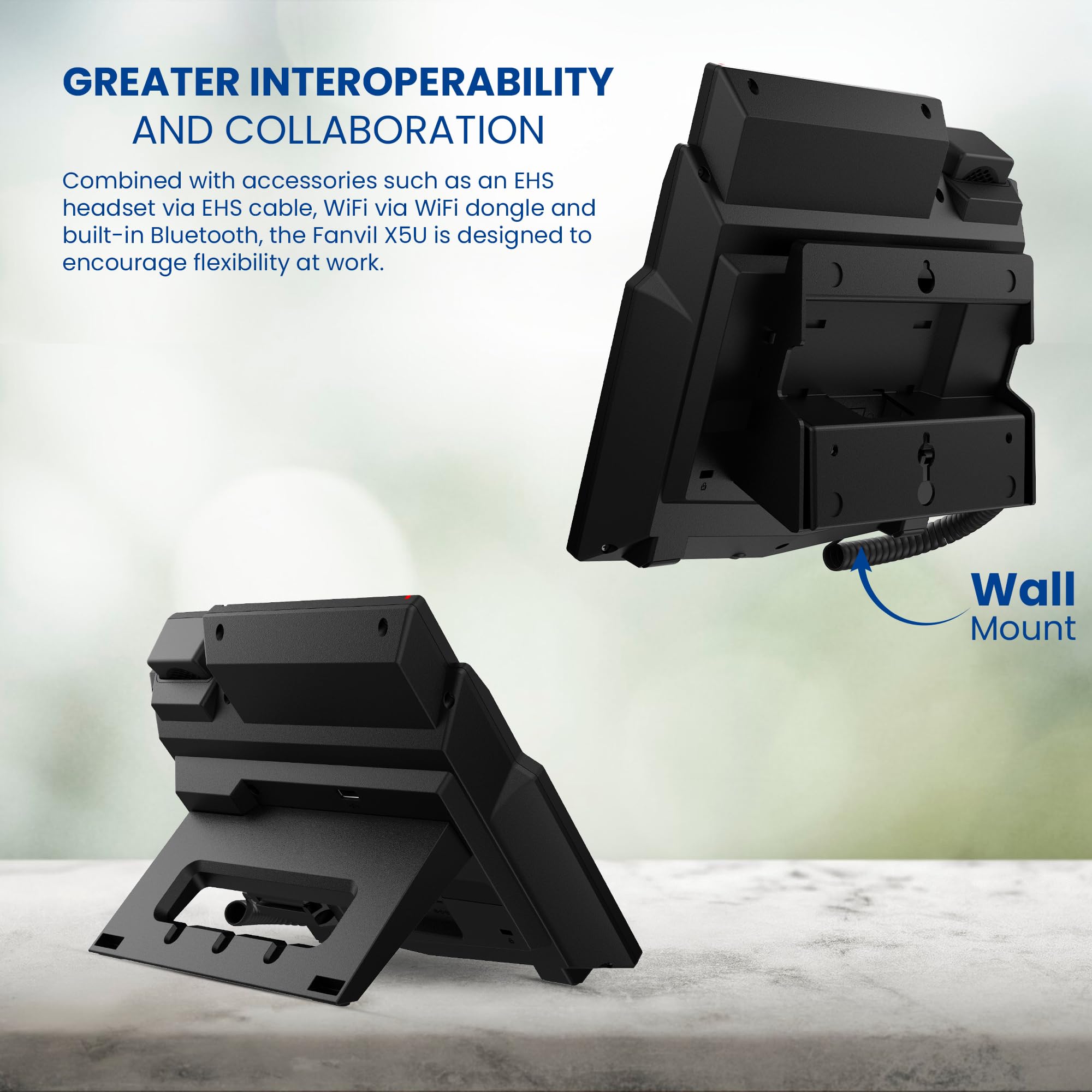 Fanvil X6U Color Display IPV4 & IPV6, POE & Gigabit Ethernet