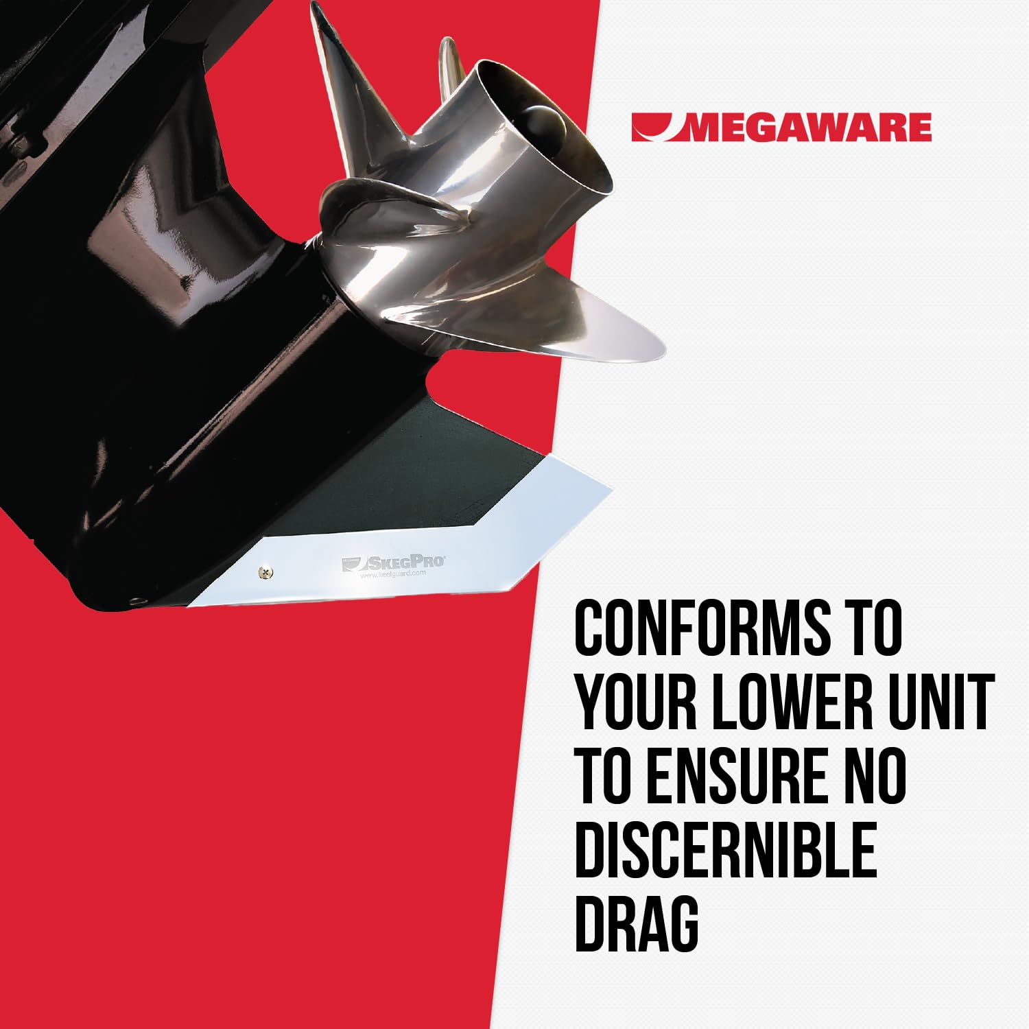 MEGAWARE KEELGUARD 655 SKEGPRO, Skeg Protector for Leading Edge