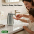 GentleJet NovaJet Automatic Foaming Soap Dispenser Touchless Sensor, USB-C Rechargeable, 304 Stainless Steel, IPX5 Waterproof for Bathroom Kitchen Sink, 12 oz / 350 ml