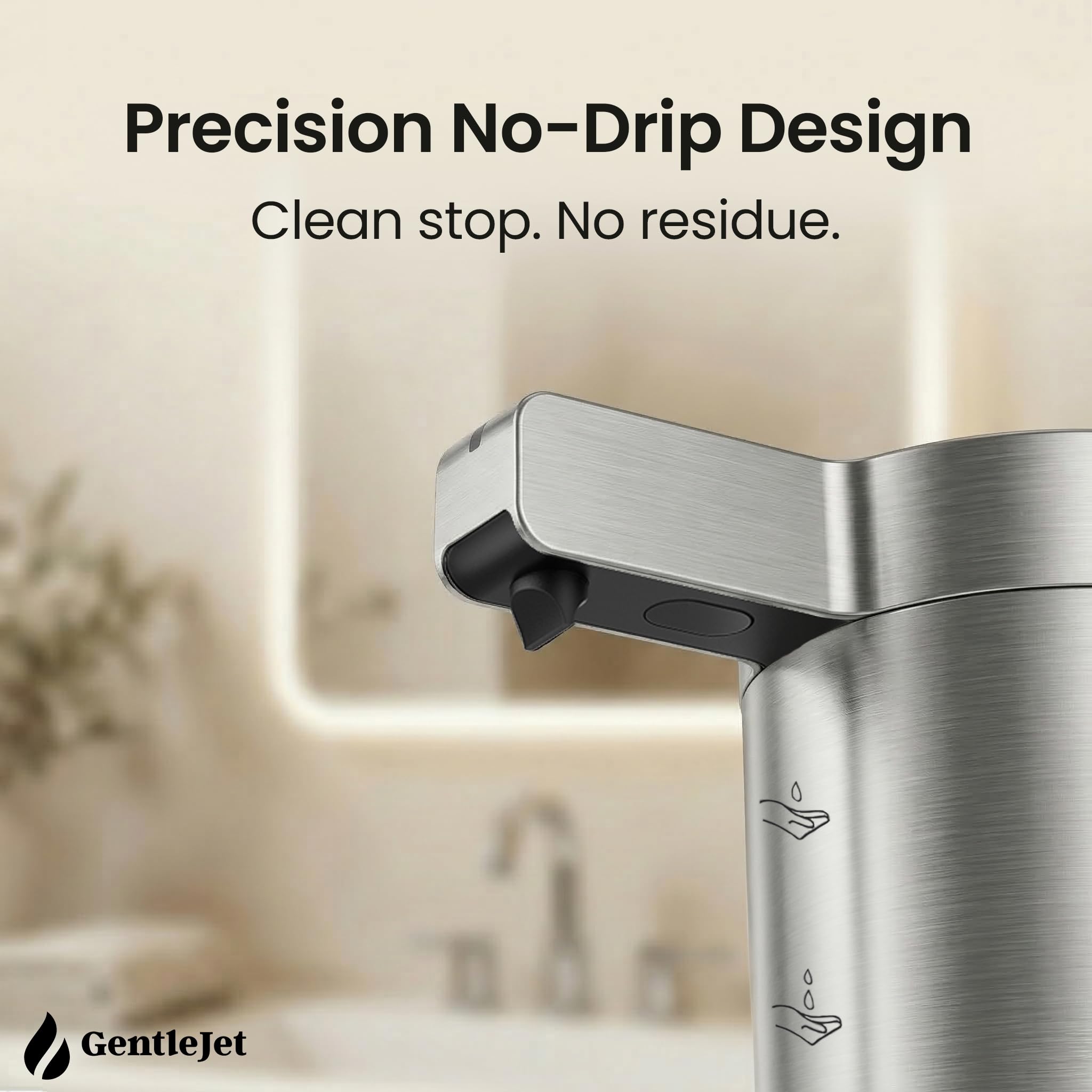 GentleJet SmoothDrop Automatic Liquid Soap Dispenser