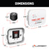 Lippert Tire LINC PRO RV Tire Pressure/Temperature Monitoring System (TPMS) 4-Tire Bundle with External Stem Sensors, Repeater, and Dock #2024115889