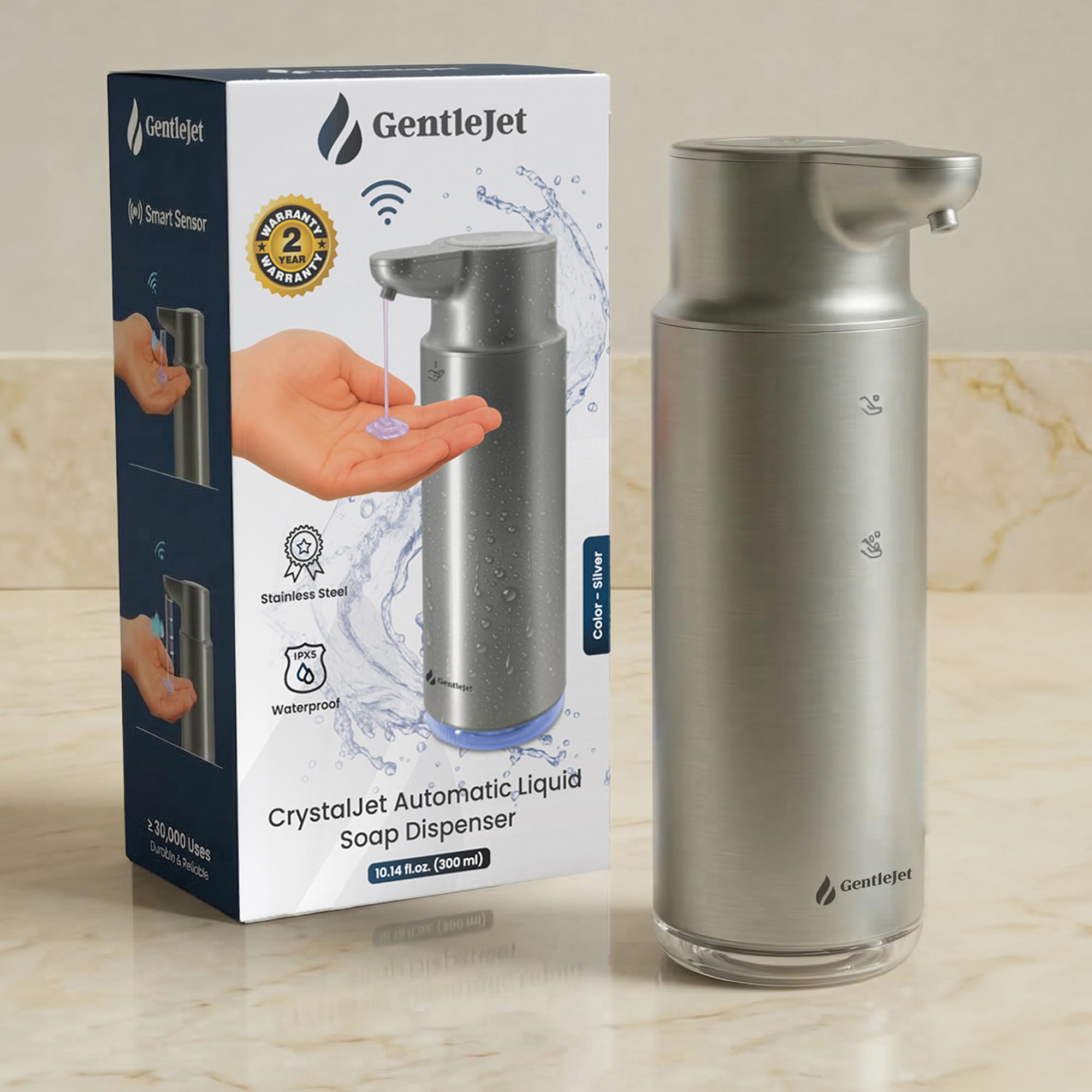 GentleJet CrystalJet Automatic Soap Dispenser