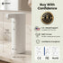 GentleJet SmoothDrop Automatic Liquid Soap Dispenser – Touchless Sensor, USB-C Rechargeable, 304 Stainless Steel, IPX5 Waterproof for Bathroom Kitchen Sink, 9 oz / 270 ml