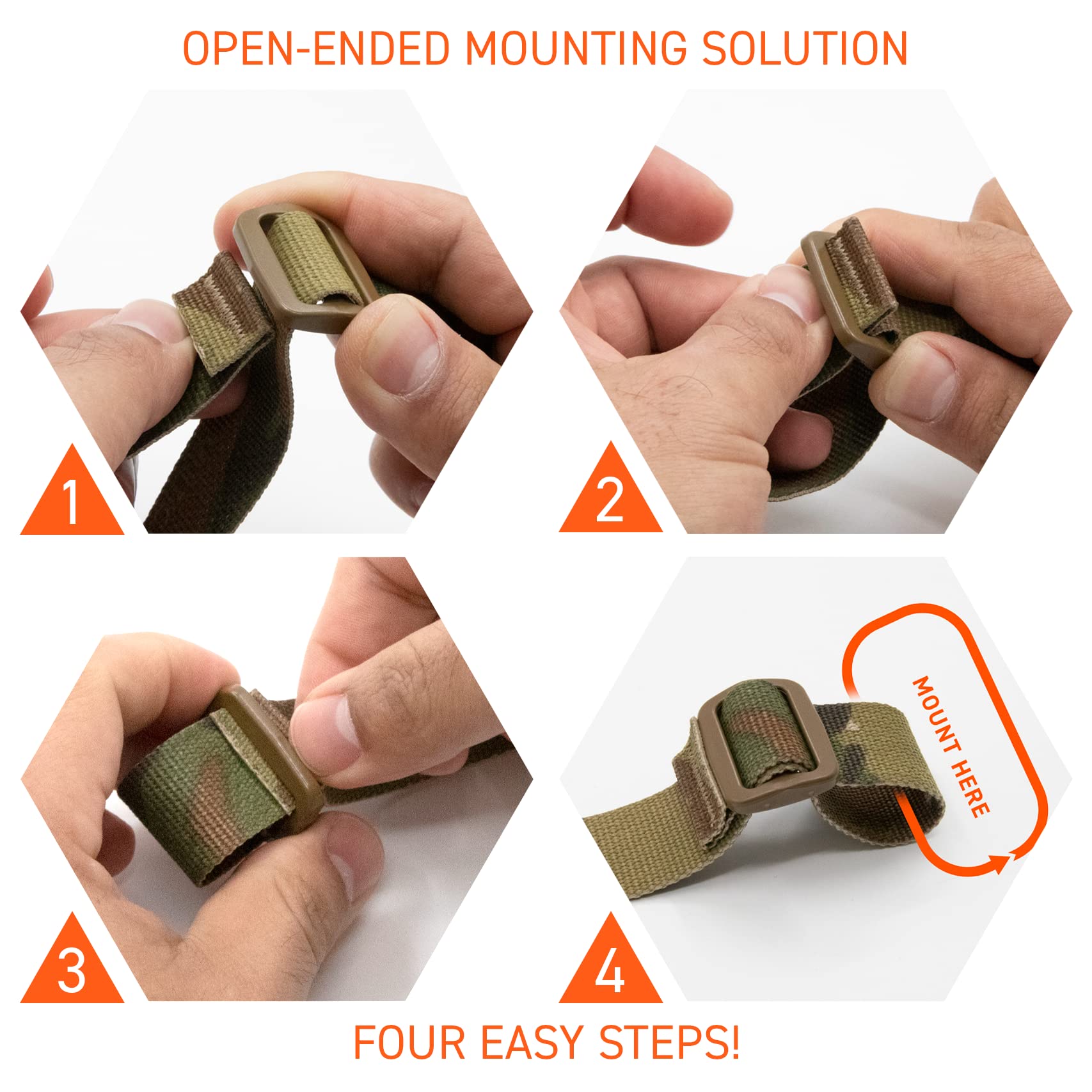 Edgar Sherman Design ESD Sling Tactical Rifle Sling | Two-Point | Mil-Spec | Quick Adjust | Lightweight | Integrated Elastic Retention | Trusted by Special Operations | USA Made (Ranger Green/Black)