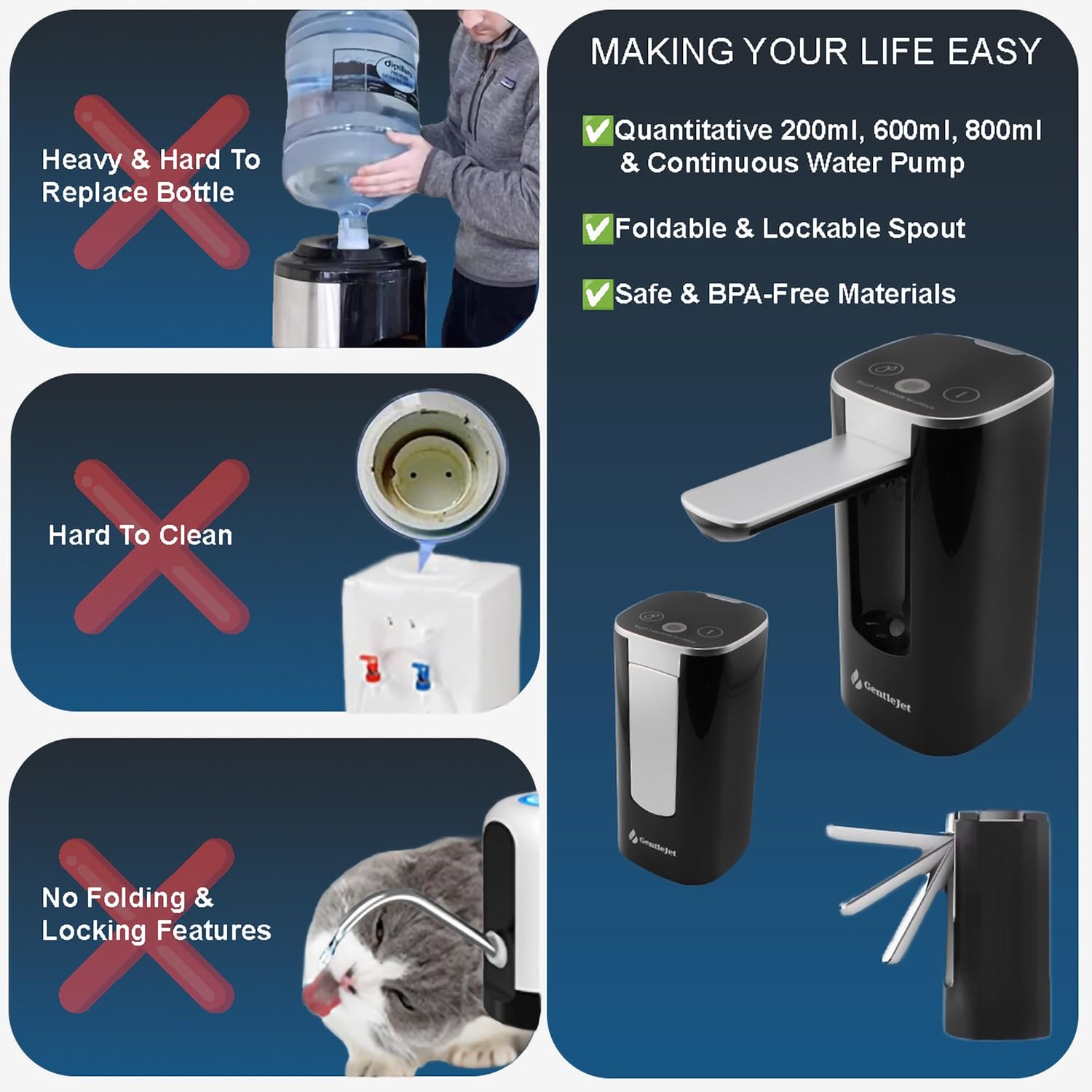 AquaFlow Water Dispenser cleaning