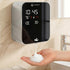 GentleJet AuraJet Automatic Foaming Soap Dispenser Wall Mount  Touchless Sensor, LED Display, 5 Foam Levels, Rechargable USB-C or Battery Powered, Aluminum Alloy, 480 ml Refillable