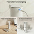 GentleJet JetFoam Automatic Foam Soap Dispenser Touchless Sensor, USB-C Rechargeable, Adjustable Output, IPX5 Waterproof, 300 ml, Bathroom & Kitchen Countertop
