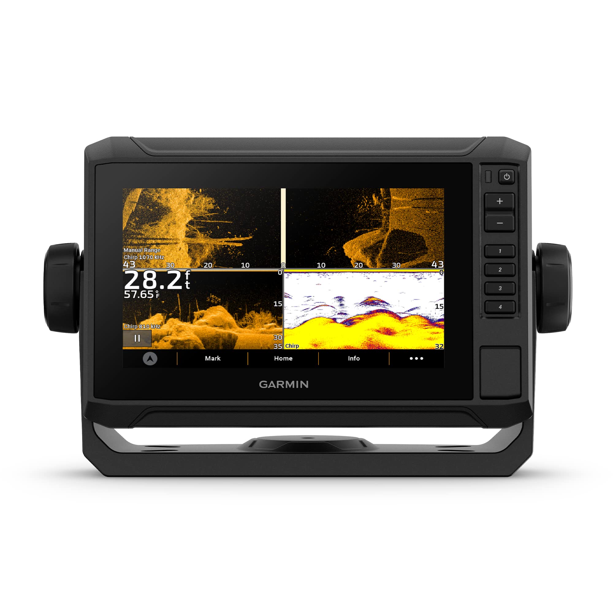 Garmin ECHOMAP UHD2 74sv Without Transducer, 7 Touchscreen Chartplotter, Garmin Navionics+ U.S. Coastal
