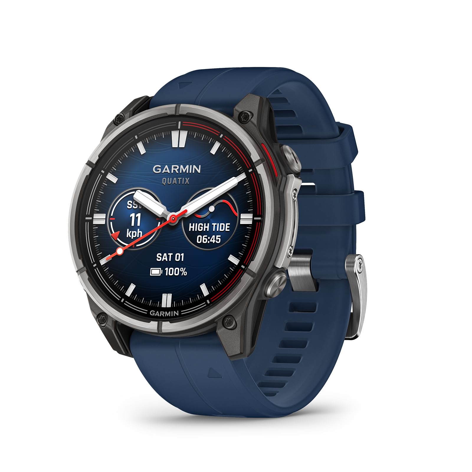 Garmin quatix 8, 47 mm, Marine GPS Smartwatch, Bright AMOLED Display, Chartplotter Controls, Built-in Flashlight, 24/7 Health & Wellness Features