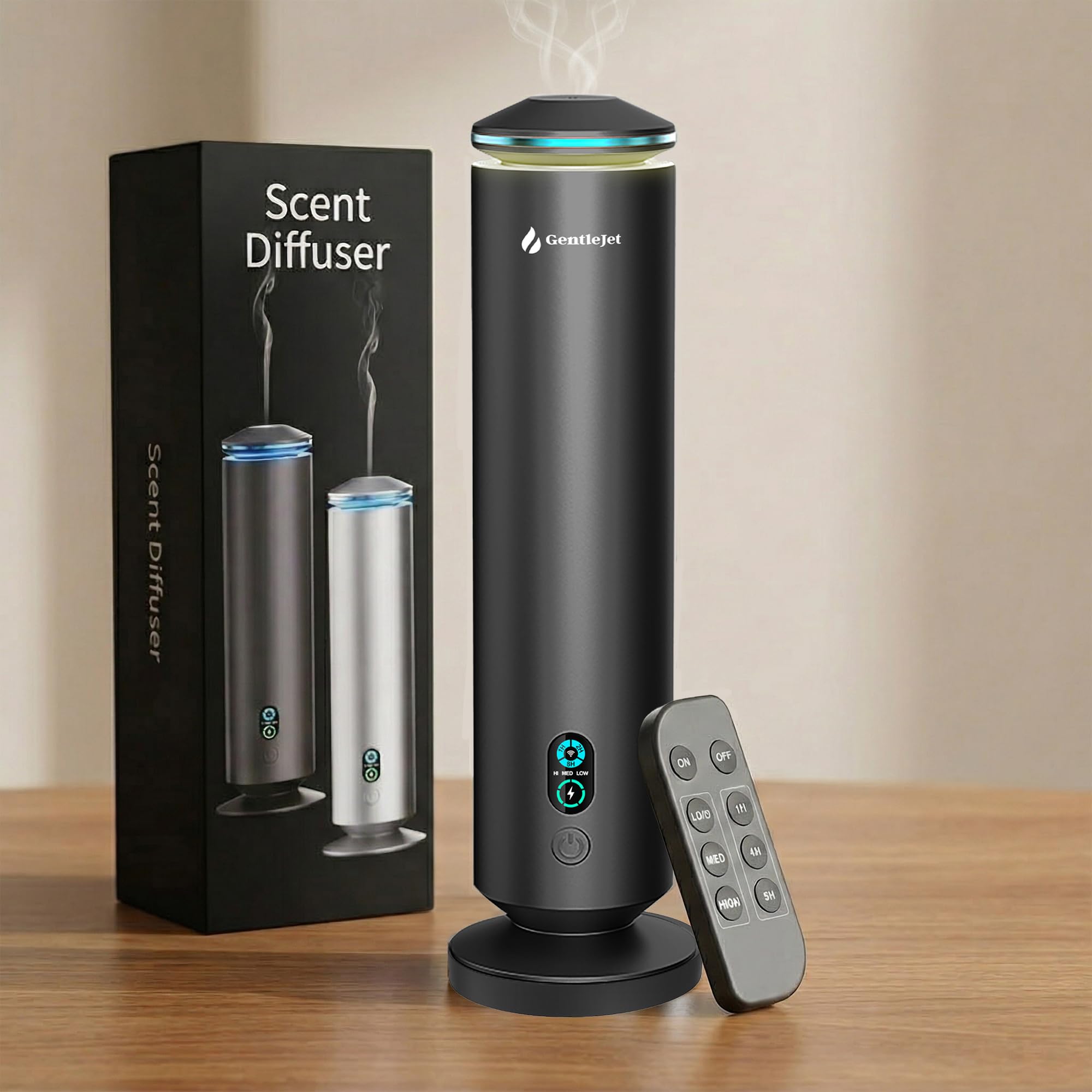 GentleJet MajesticMist Diffuser - Black Wireless