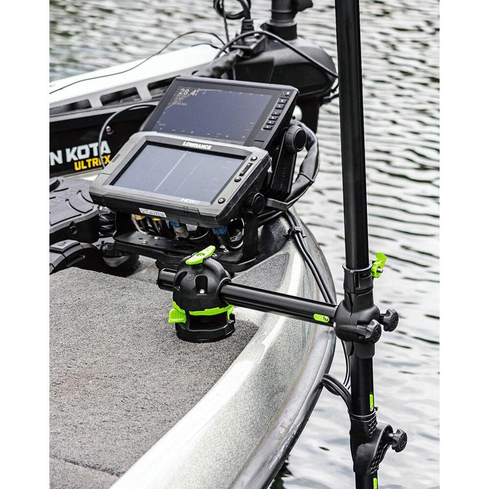 RAILBLAZA HEXX Live Pole 60  Sonar Transducer Mount Pole for Kayaks, Adjustable 60" Forward-Facing Sonar Mount Compatible with Garmin LiveScope, Lowrance & Humminbird