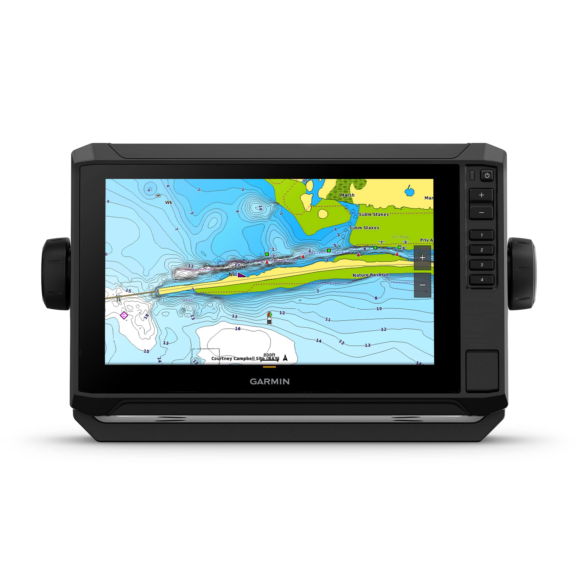 Garmin ECHOMAP UHD2 94sv Without Transducer, 9 Touchscreen Chartplotter, Garmin Navionics+ U.S. Coastal