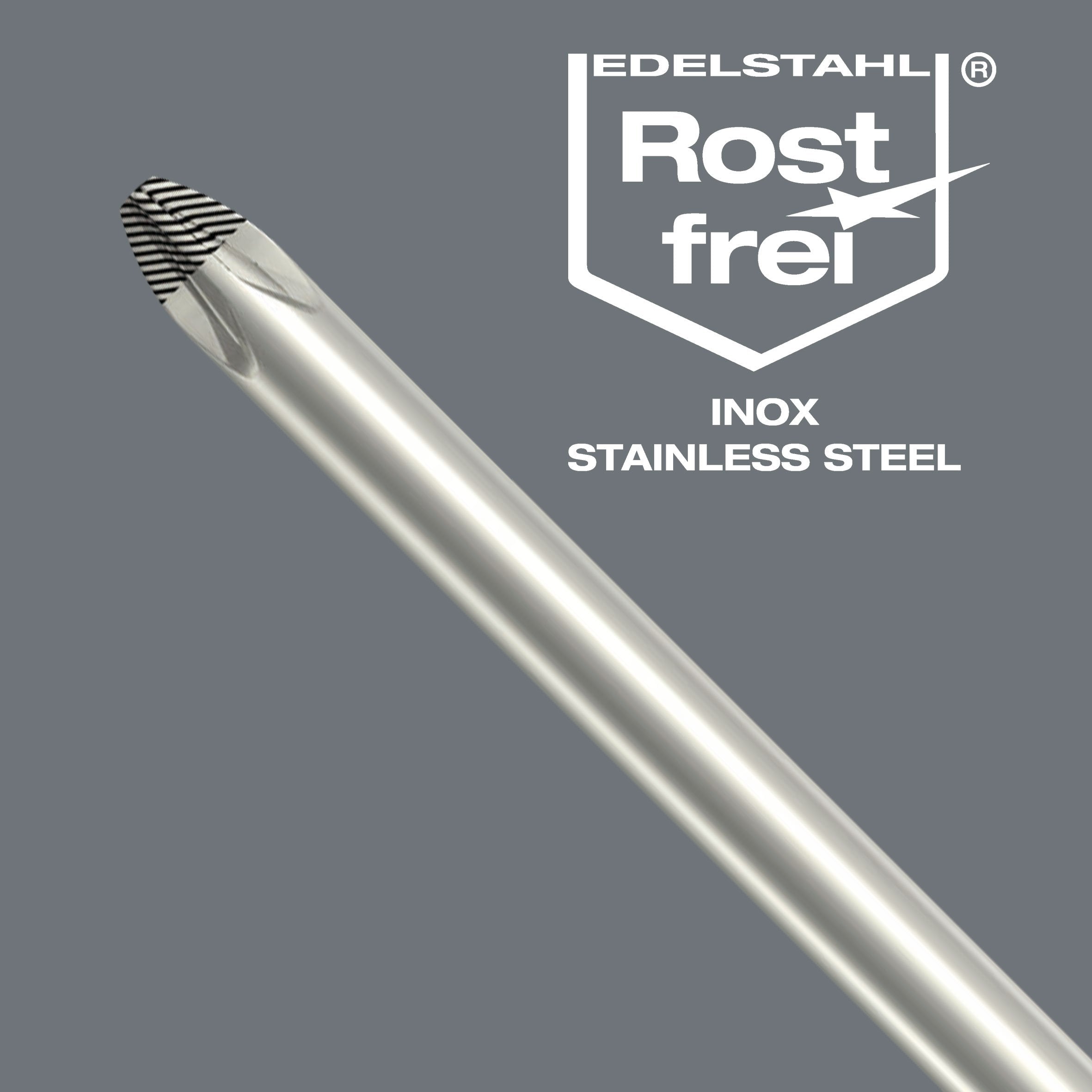 Wera 3350 PH Kraftform Stainless Steel Lasertip Phillips screwdriver, PH 1x80mm, 05032021001
