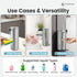 GentleJet OpalDrop Automatic Liquid Soap Dispenser – Touchless Sensor, USB-C Rechargeable, 304 Stainless Steel, IPX5 Water-Resistant for Kitchen Sink Bathroom, 9.13 oz / 270 ml