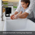 GentleJet NobleJet Automatic Foaming Soap Dispenser Touchless Sensor, LED Display, 5 Foam Levels, Wall Mount or Countertop, Rechargable USB-C or Battery Powered, Aluminum Alloy, 480 ml Refillable