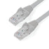 StarTech 8ft CAT6 Ethernet Cable - Gray CAT 6 Gigabit Ethernet Wire -250Mhz 100W PoE RJ45 UTP Network Patch Cord Snagless with Strain Relief (N6PATCH8GR)