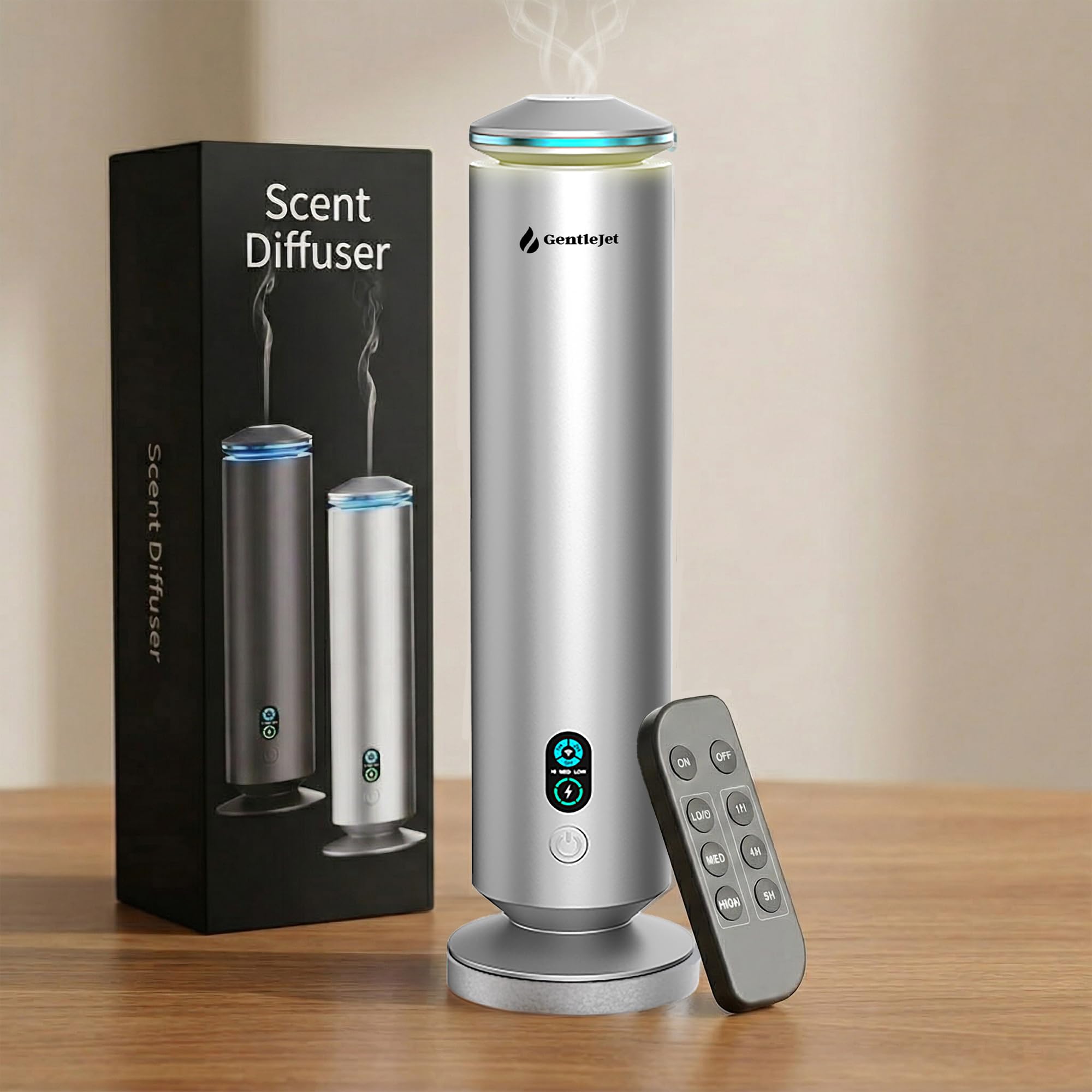 GentleJet MajesticMist Diffuser - Silver