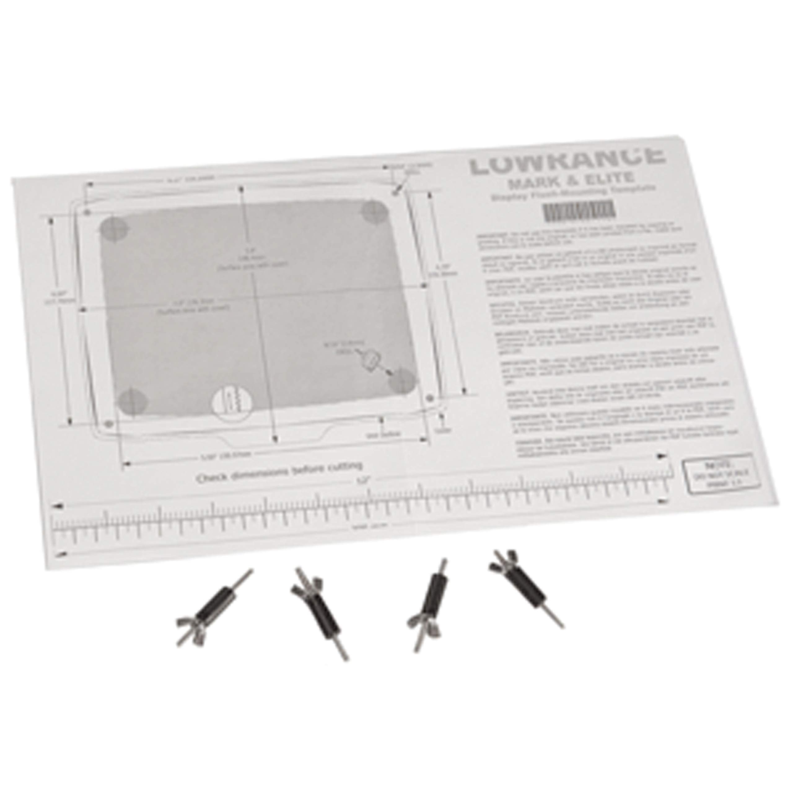Lowrance Fm-Me5 000-10028-001 Flush Mount Kit