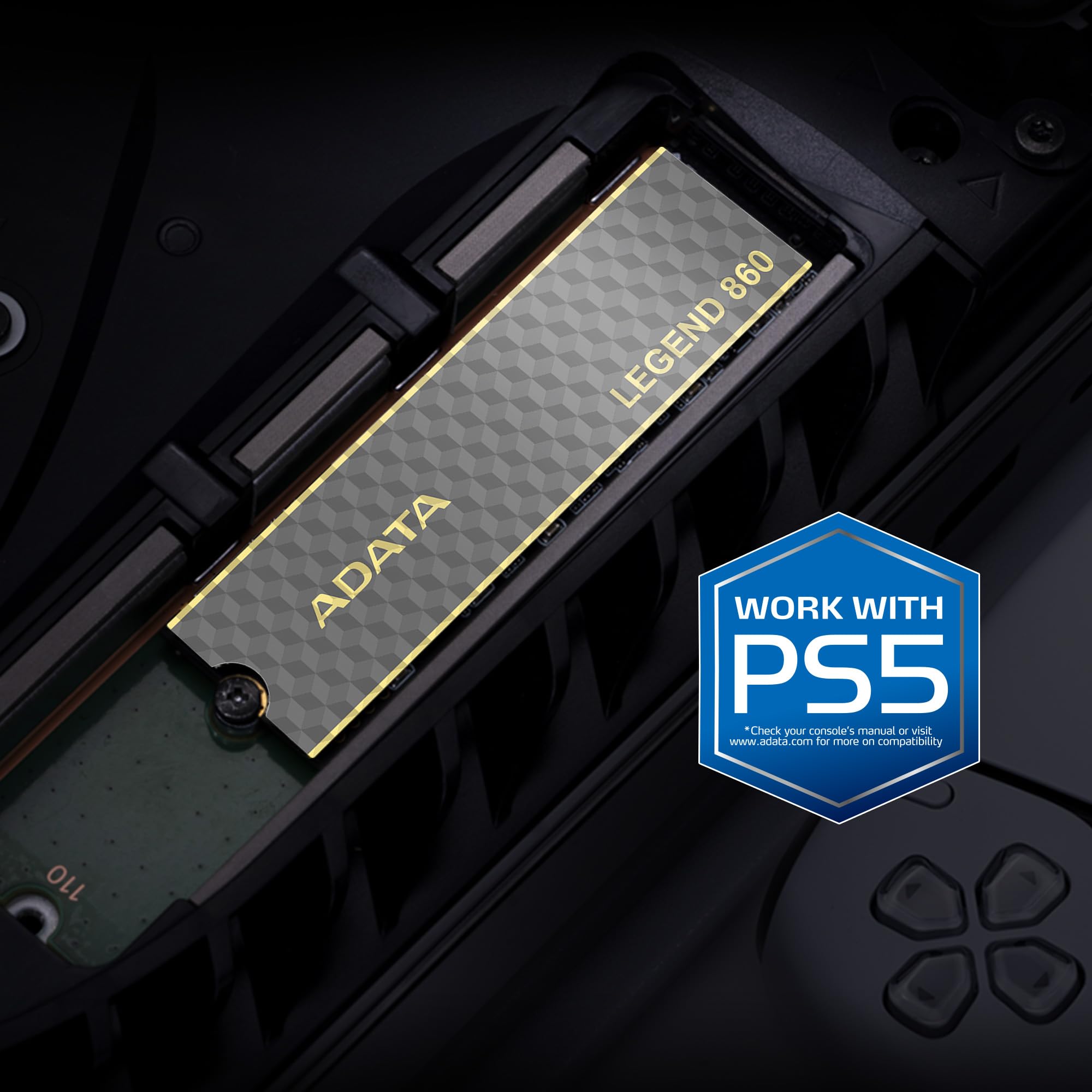 ADATA Legend 860 PCIe Gen4 x4 M.2 2280-1000GB, Powerful and Audacious, Solid State Drive (Legend 860, 1000GB)