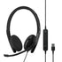 EPOS Adapt 160T USB II - Wired, Double-Sided Headset  USB Connectivity, MS Teams Certified, UC Optimized  Superior Stereo Sound - Enhanced Comfort - Call Control - Black