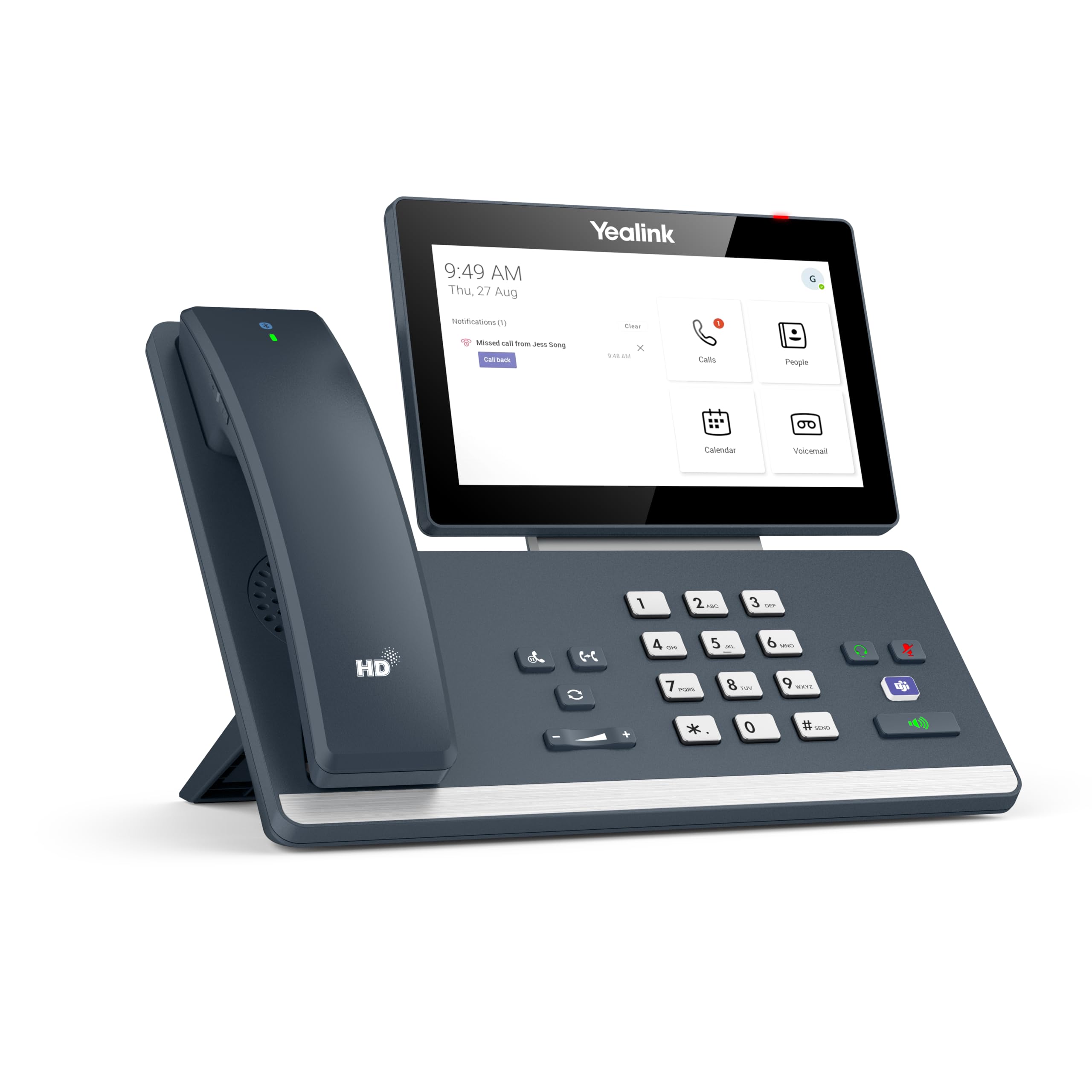 Yealink MP58-WH-TEAMS-E2 - PoE - Android 13 OS - 7 inch (1024 x 600) capacitive Touch Screen - Power Adapter NOT Included
