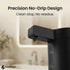 GentleJet SmoothDrop Automatic Liquid Soap Dispenser – Touchless Sensor, USB-C Rechargeable, 304 Stainless Steel, IPX5 Waterproof for Bathroom Kitchen Sink, 9 oz / 270 ml