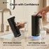 GentleJet EasyFoam Automatic Foaming Soap Dispenser – Touchless Sensor, USB-C Rechargeable, 304 Stainless Steel, IPX5 Waterproof for Bathroom Kitchen Sink, 9.5 oz / 280 ml