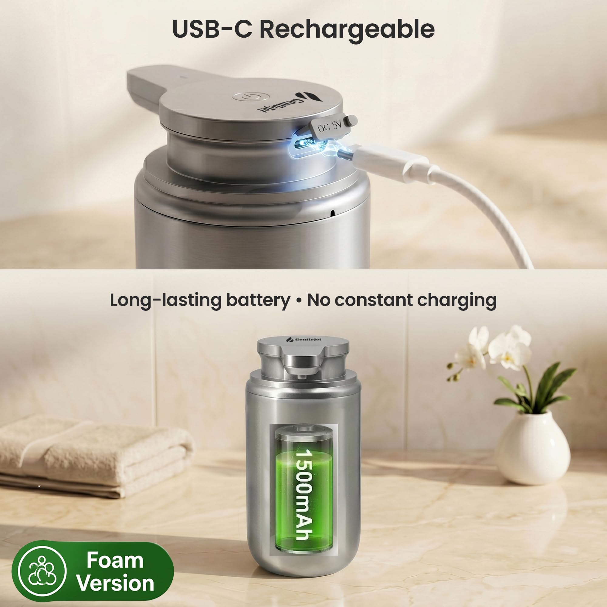 GentleJet WaveJet Automatic Soap Dispenser