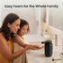 GentleJet SimpleFoam Automatic Foaming Soap Dispenser Touchless - Rechargeable Sensor Soap Dispenser for Bathroom & Kitchen Sink, Dual Foam Levels, Auto-Clean, IPX5 Waterproof