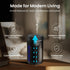 GentleJet LiteMist Waterless Nebulizing Essential Oil Diffuser – Cold Air Aromatherapy, USB-C Cordless 2000mAh Battery, Aluminum Portable for Home Office Car, 20ml