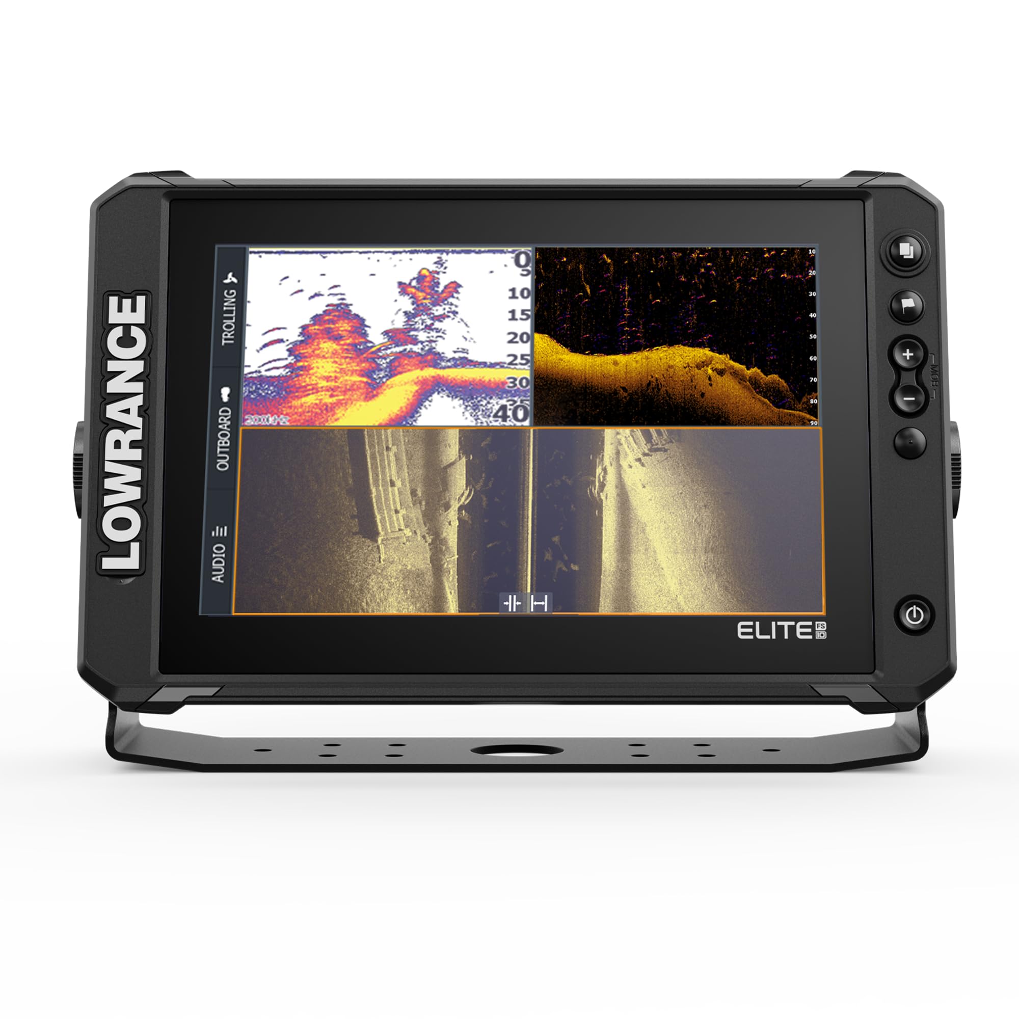 Lowrance Elite FS 10 Fish Finder, No Transducer, Preloaded C-MAP Charts