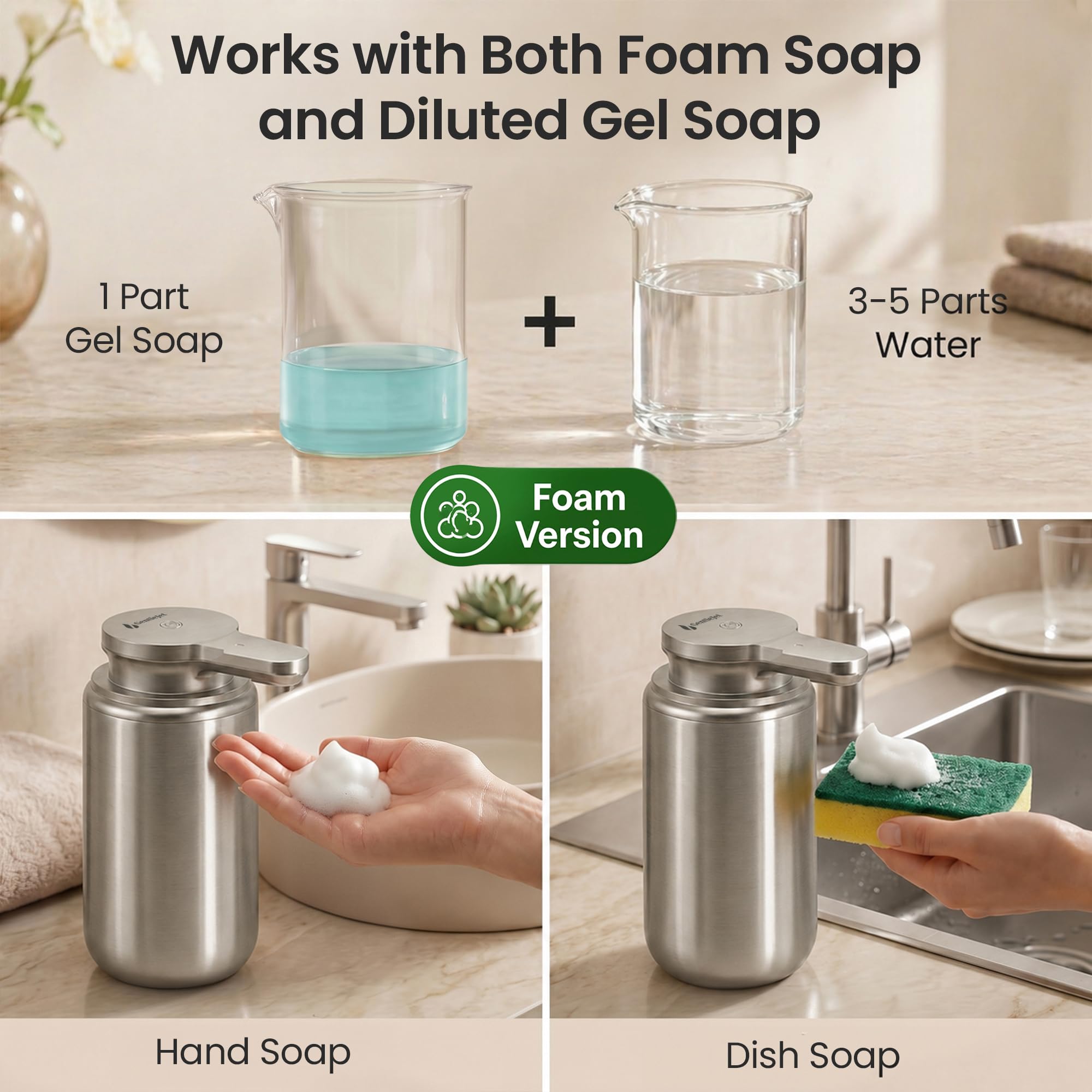 GentleJet WaveJet Automatic Soap Dispenser