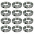 Forster Cross Bolt Die Locking Ring 7/8"-14 Thread, Full Size Lock Ring with Precise Mating for Reliable Alignment & No Canting, Package of 12