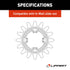 Lippert 238893 16 Tooth Spur Gear | 16 DP/20 PA