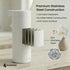 GentleJet SmoothDrop Automatic Liquid Soap Dispenser – Touchless Sensor, USB-C Rechargeable, 304 Stainless Steel, IPX5 Waterproof for Bathroom Kitchen Sink, 9 oz / 270 ml