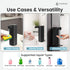 GentleJet OpalDrop Automatic Liquid Soap Dispenser – Touchless Sensor, USB-C Rechargeable, 304 Stainless Steel, IPX5 Water-Resistant for Kitchen Sink Bathroom, 9.13 oz / 270 ml