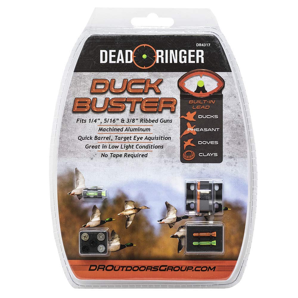 Dead Ringer Duck Buster Sight, Rear Oval Sight in Aircraft-Grade Aluminum, Great for Newcomer Duck and Waterfowl Hunters