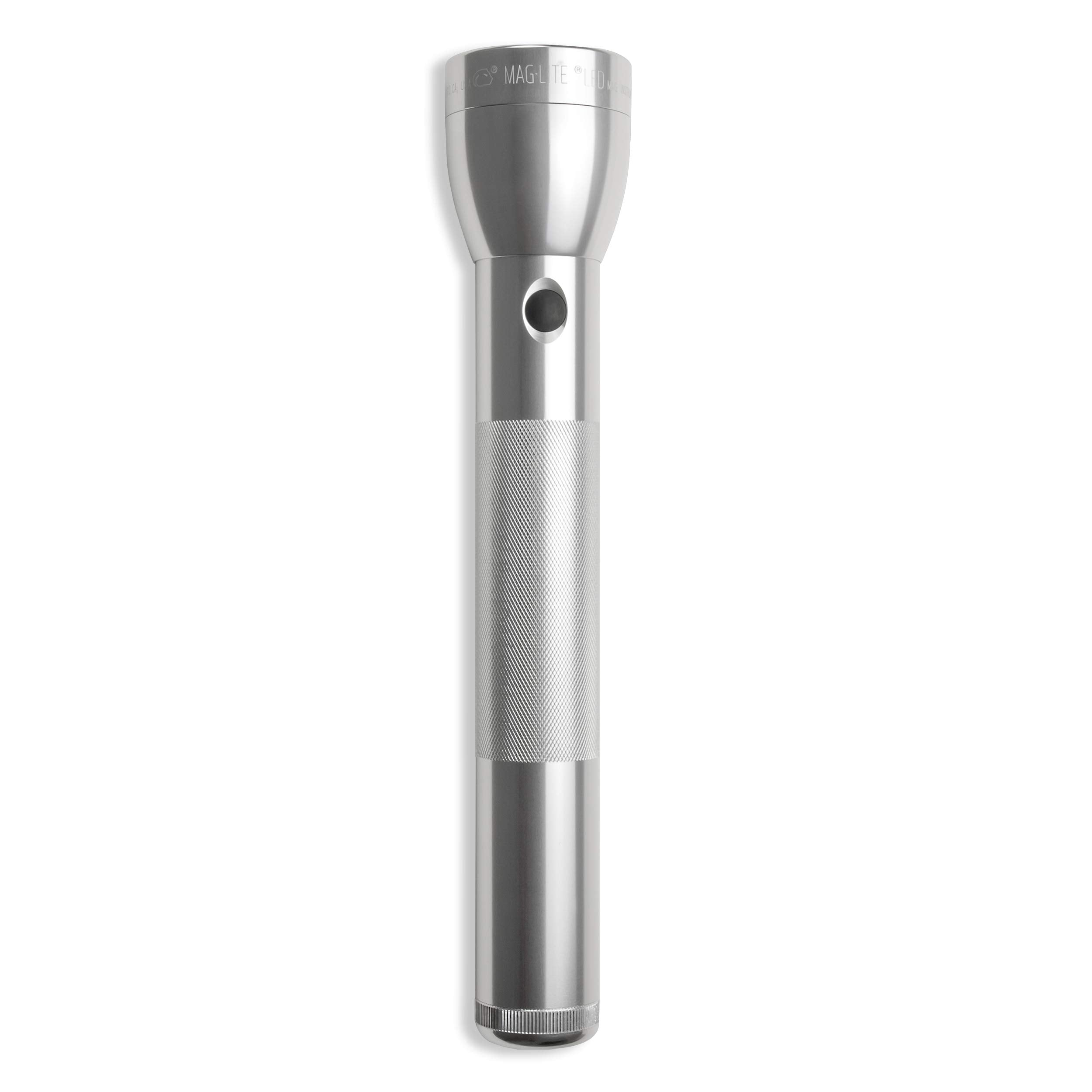 Maglite ML300L LED 3-Cell D Flashlight, Adjustable Focus, Long Battery Life, Water-Resistant, Tactical and Emergency Use  Silver
