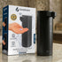 GentleJet OpalDrop Automatic Liquid Soap Dispenser – Touchless Sensor, USB-C Rechargeable, 304 Stainless Steel, IPX5 Water-Resistant for Kitchen Sink Bathroom, 9.13 oz / 270 ml