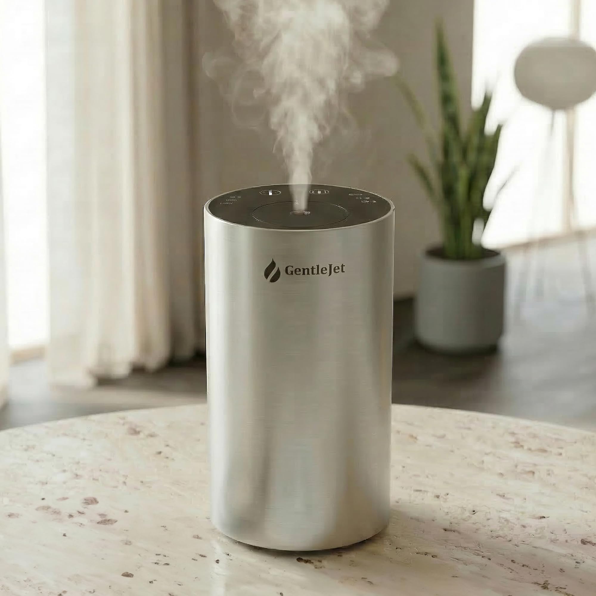 GentleJet LiteMist Aroma Diffuser - Silver