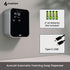 GentleJet AuraJet Automatic Foaming Soap Dispenser Wall Mount  Touchless Sensor, LED Display, 5 Foam Levels, Rechargable USB-C or Battery Powered, Aluminum Alloy, 480 ml Refillable