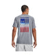 Under Armour Men's Freedom Graphic Short Sleeve T-ShirtDISC, (035) Steel Light Heather / / Royal, Small