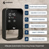 GentleJet EliteJet Automatic Foaming Soap Dispenser Touchless Sensor, LED Display, 5 Foam Levels, Wall Mount or Countertop, Rechargable USB-C or Battery Powered, Aluminum Alloy, 480 ml Refillable